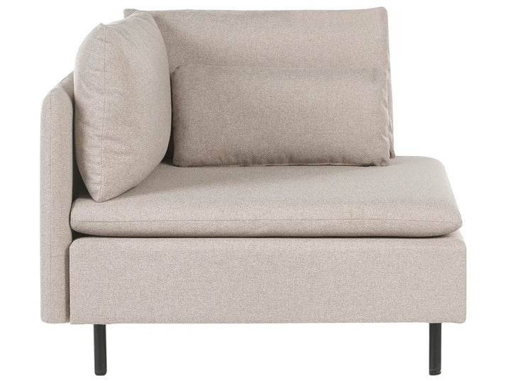 Modular Sofa 2 Seater Fabric Beige Nyhan