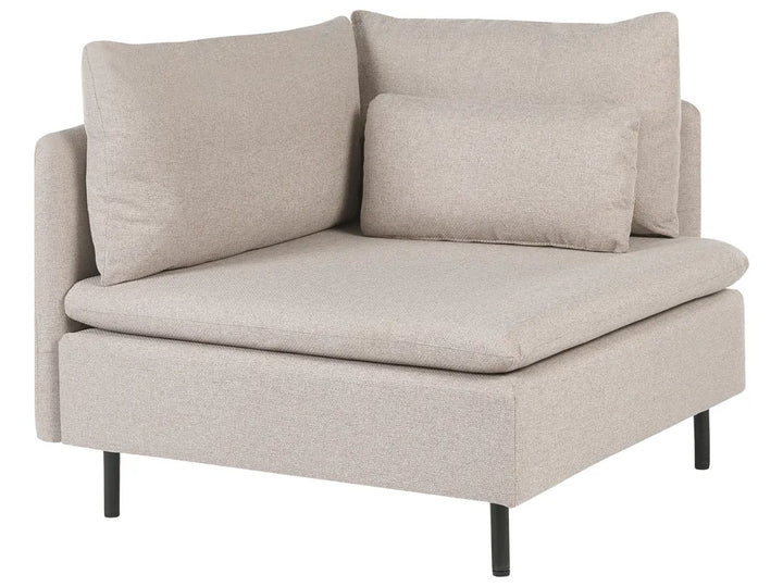 Modular Sofa 2 Seater Fabric Beige Nyhan