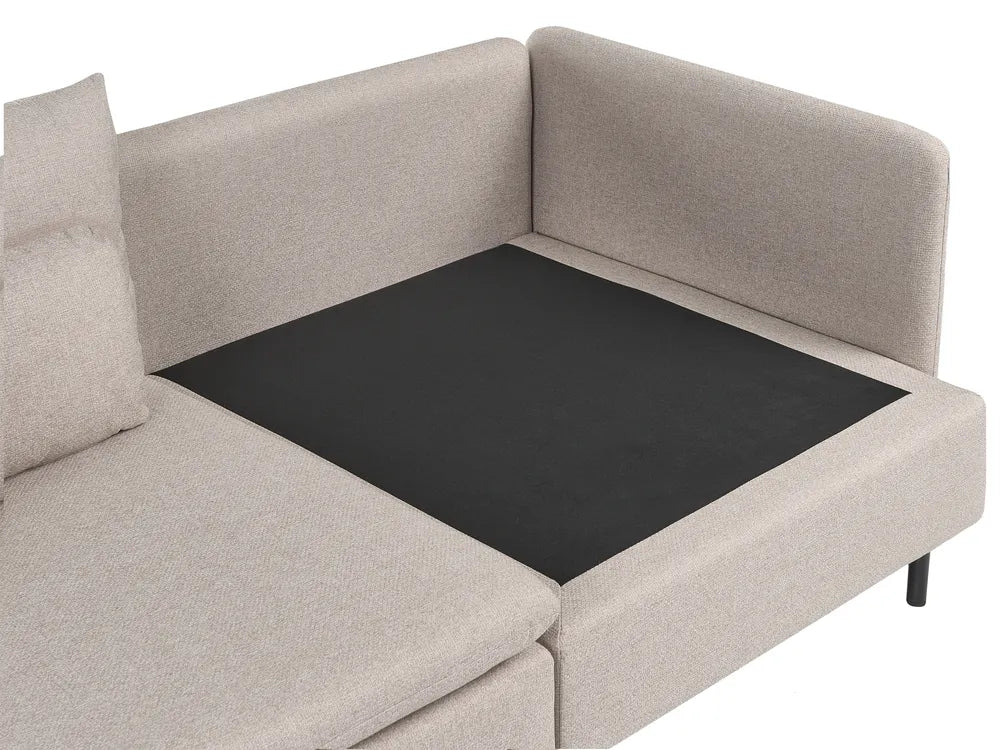 Modular Sofa 2 Seater Fabric Beige Nyhan