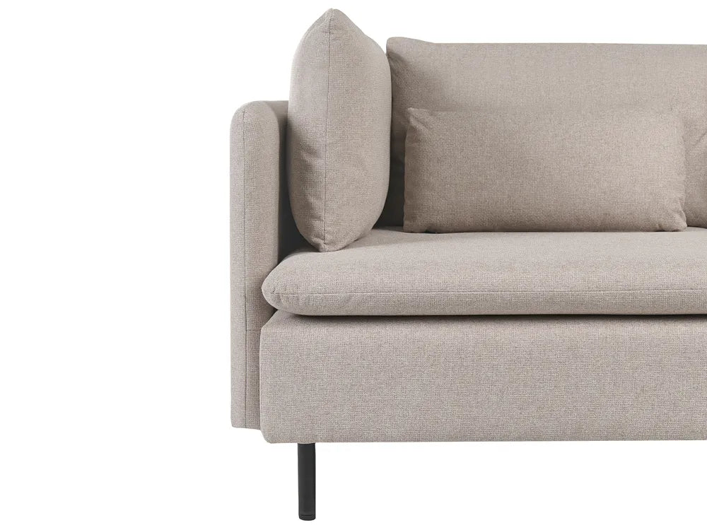 Modular Sofa 2 Seater Fabric Beige Nyhan