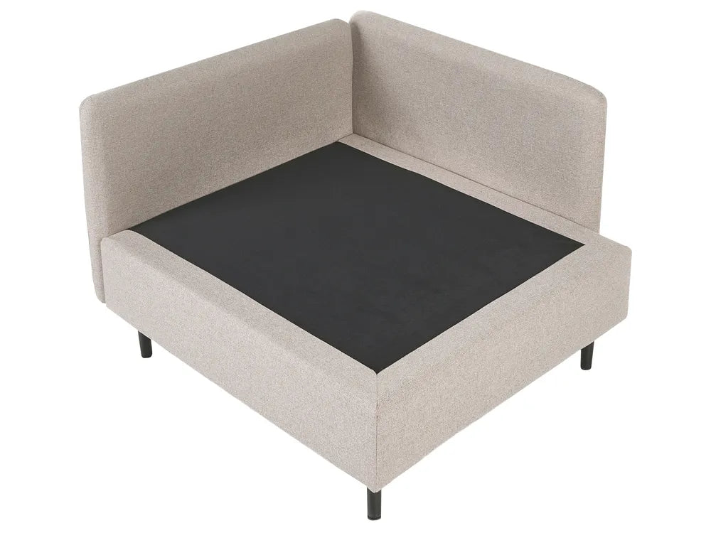 Modular Sofa 2 Seater Fabric Beige Nyhan