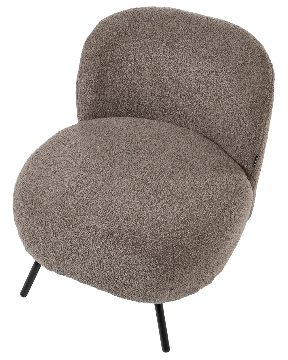 Armchair Boucle Taupe Mykel