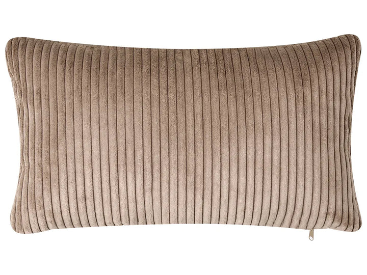 Right-Hand Chaise Longue Corduroy Dark Beige Shane