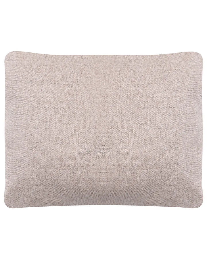 Swivel Armchair with Storage Fabric Beige Deanna