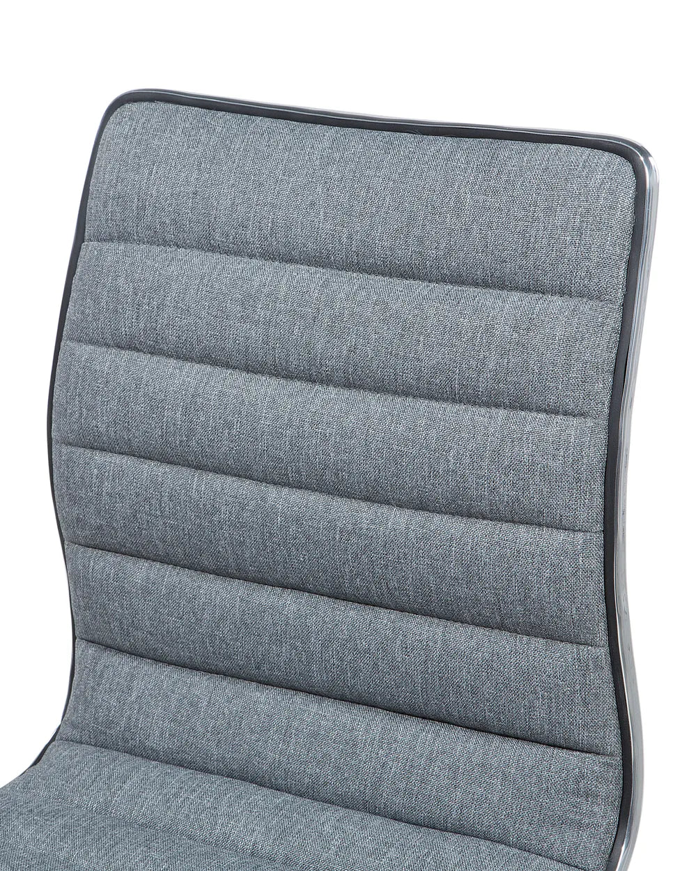 Set of 2 Bar Chairs Swivel Grey Sydney