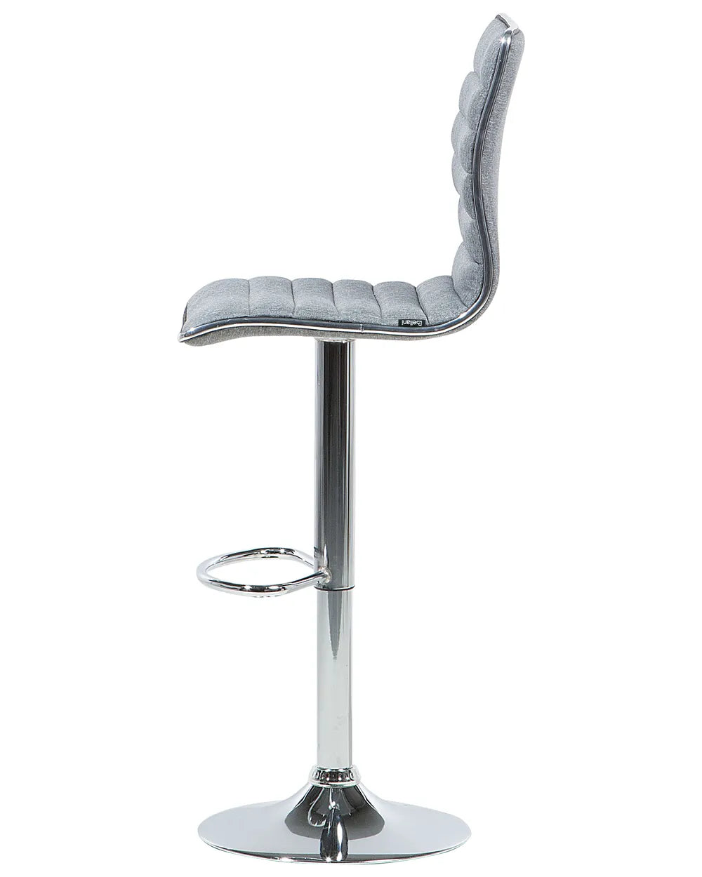 Set of 2 Bar Chairs Swivel Grey Sydney