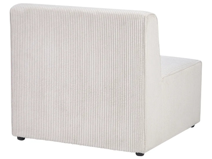 Modular Sofa 3 Seater Beige Corduroy Ilkeston