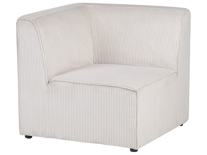 Modular Sofa 3 Seater Beige Corduroy Ilkeston