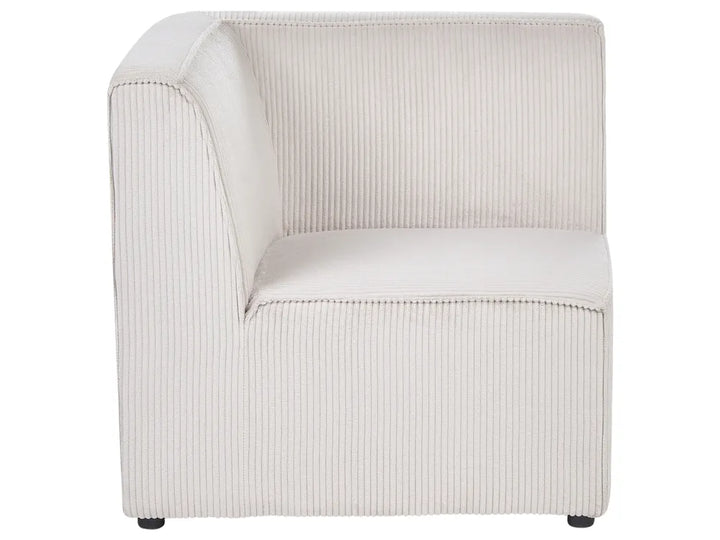 Modular Sofa 3 Seater Beige Corduroy Ilkeston