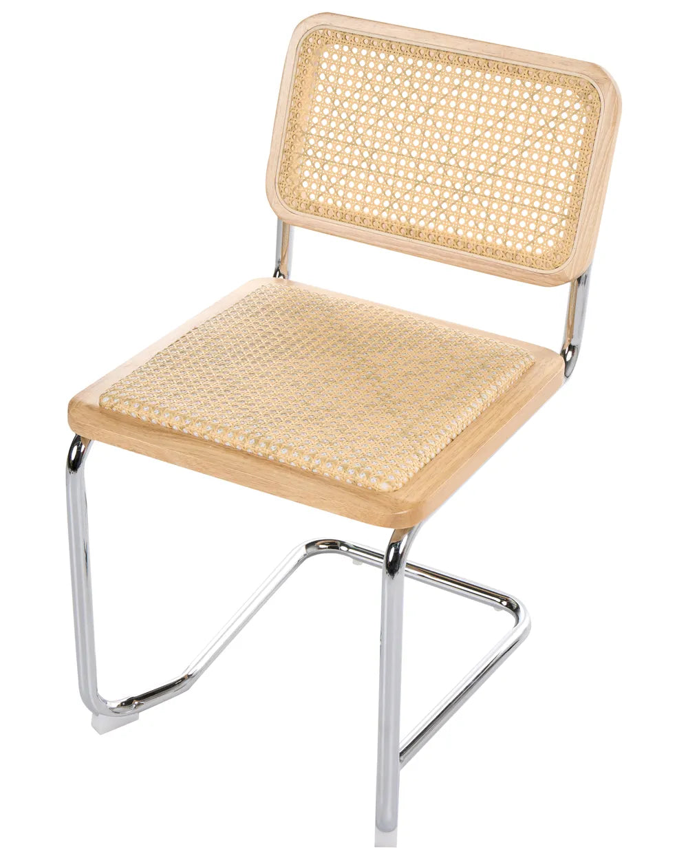 Set of 2 Dining Chairs Rattan Light Brown Bailey