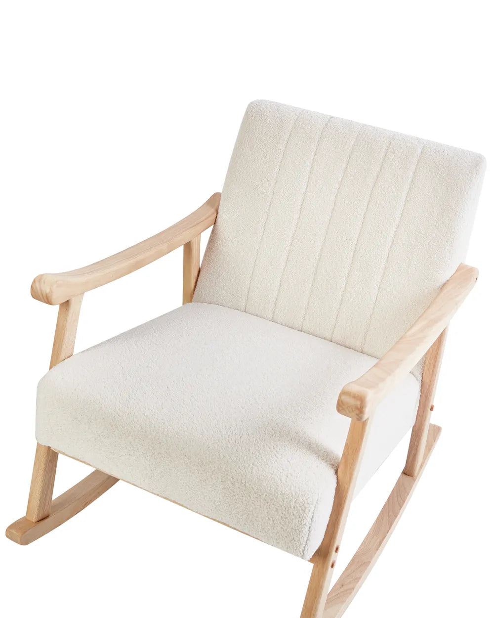 Rocking Chair Boucle Off-White Poly