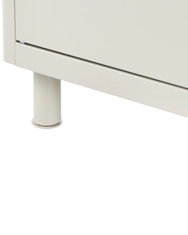 3 Door Sideboard Light Beige Madelina