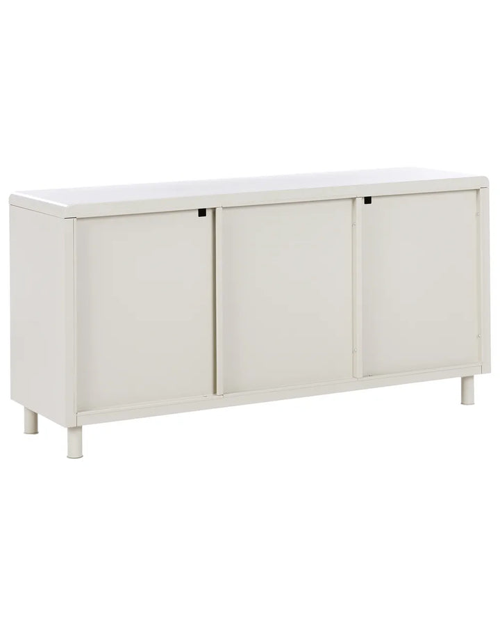 3 Door Sideboard Light Beige Madelina