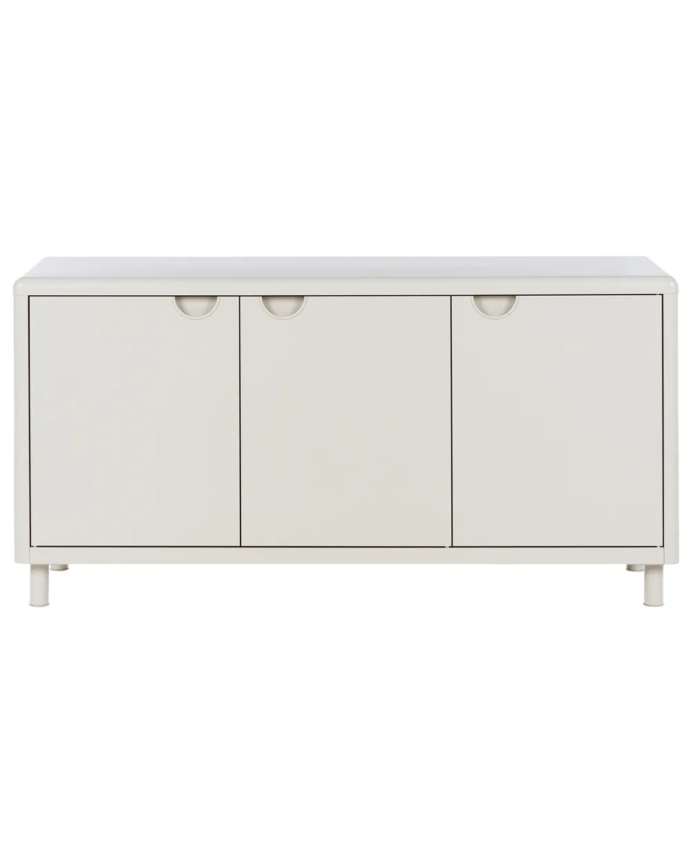 3 Door Sideboard Light Beige Madelina