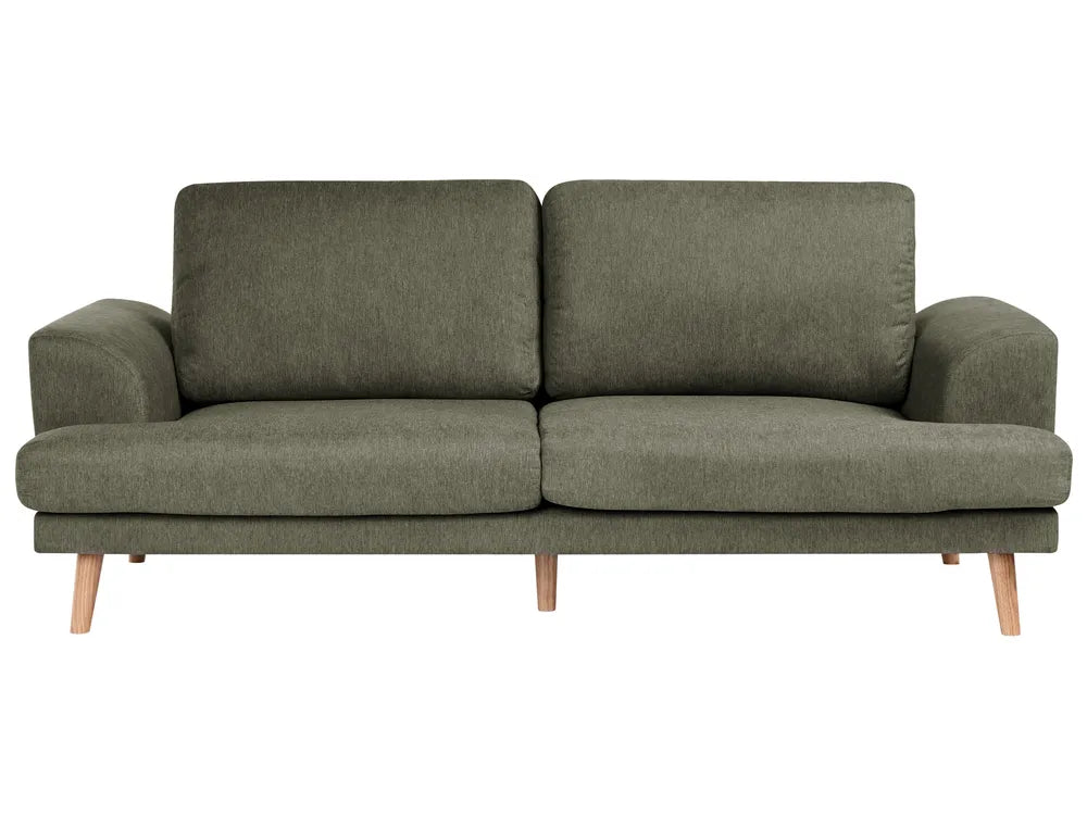 Four-seater green living room furniture set