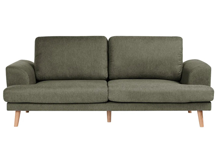 Four-seater green living room furniture set
