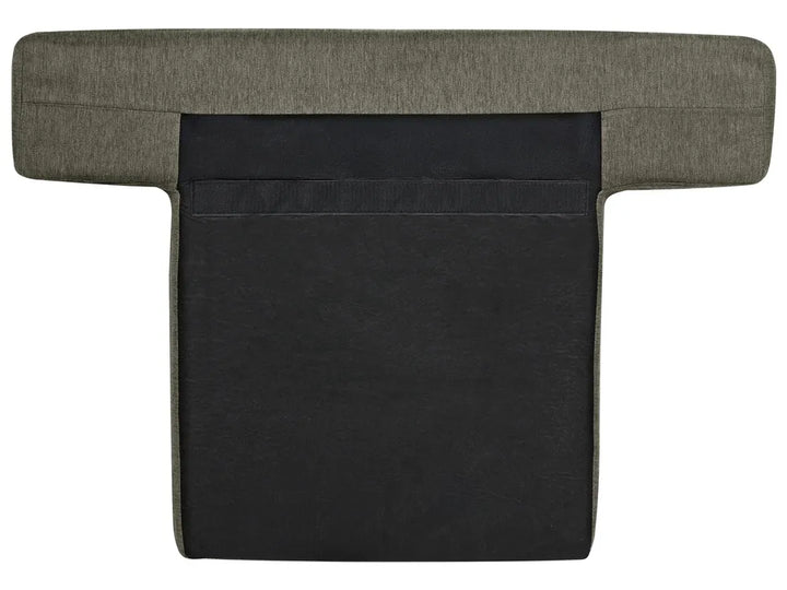 Living Room Set 4 Seater Fabric Green Santorini