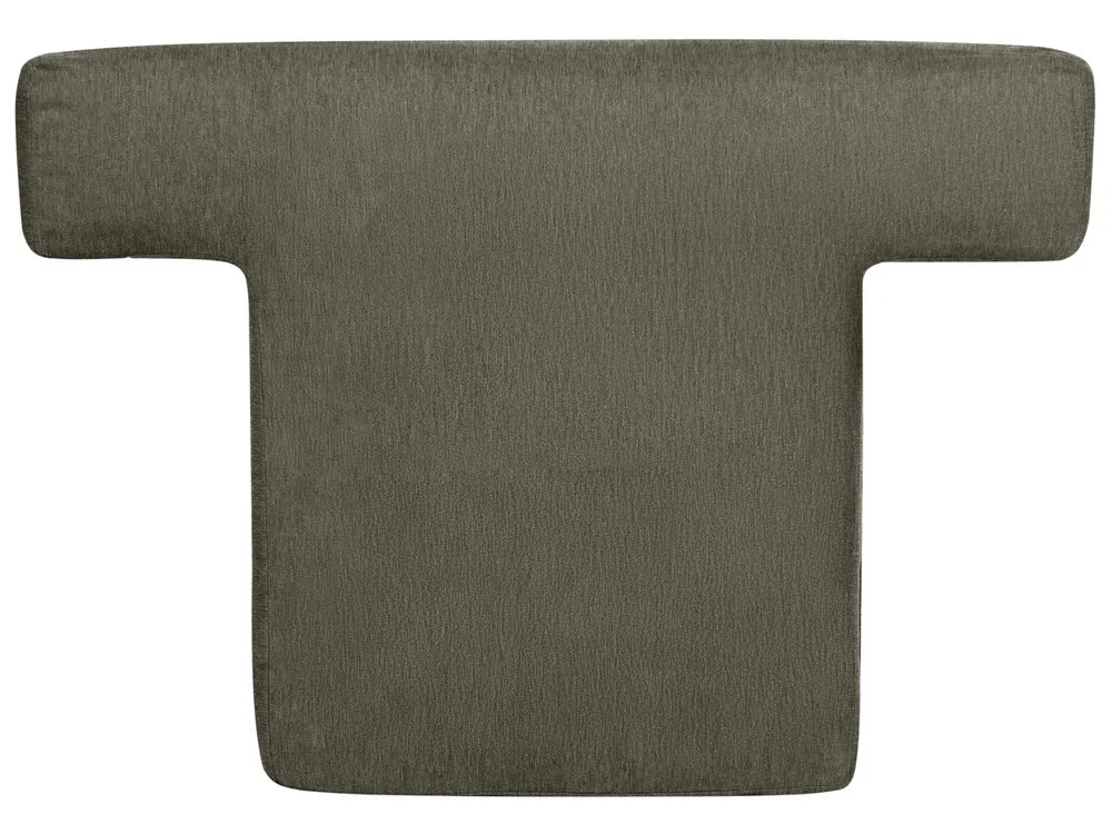 Living Room Set 4 Seater Fabric Green Santorini