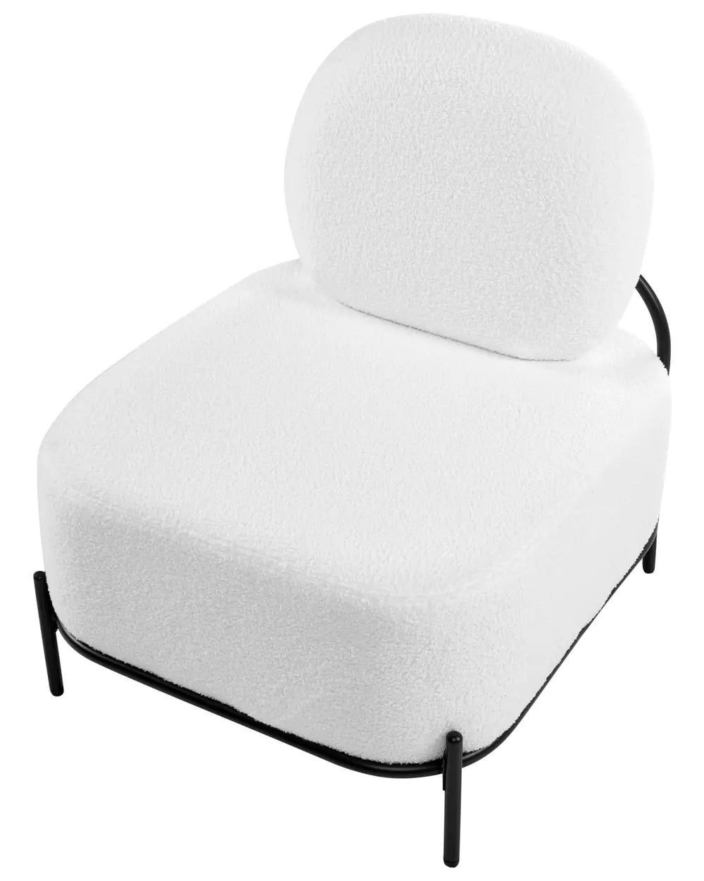 Armchair Boucle White Galveston