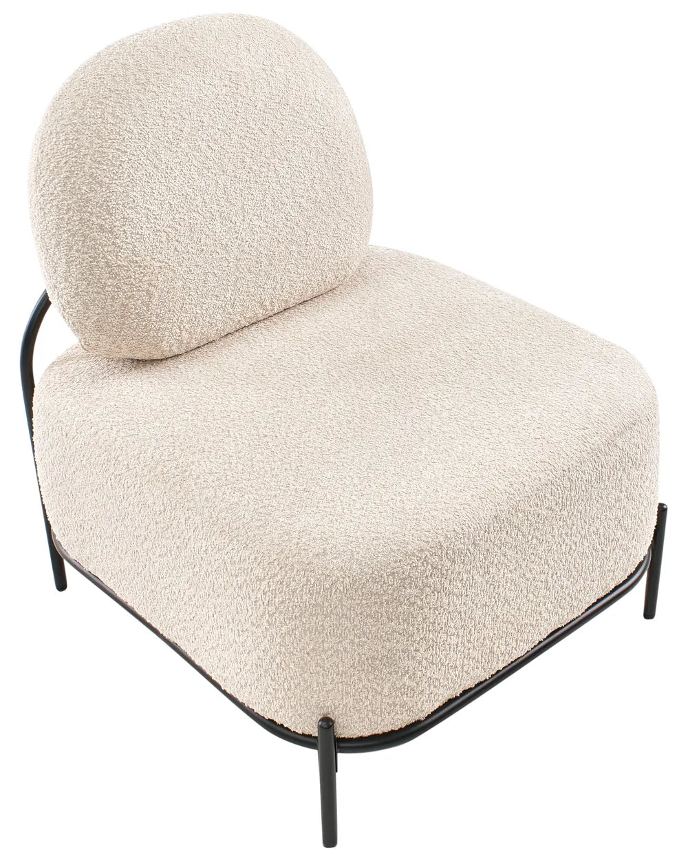 Armchair Fabric Beige Galveston