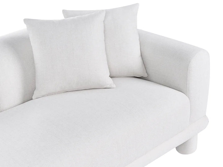 Sofa 3 Seater Fabric Off-White Dawsey