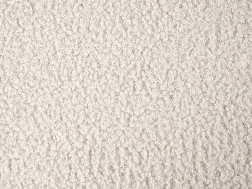 Sofa 3 Seater with Ottoman Boucle Off-White Aillee