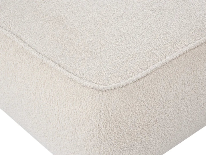 Sofa 3 Seater with Ottoman Boucle Off-White Aillee