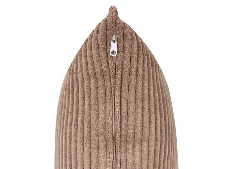 1-Seat Section Sand Beige Corduroy Ilkeston
