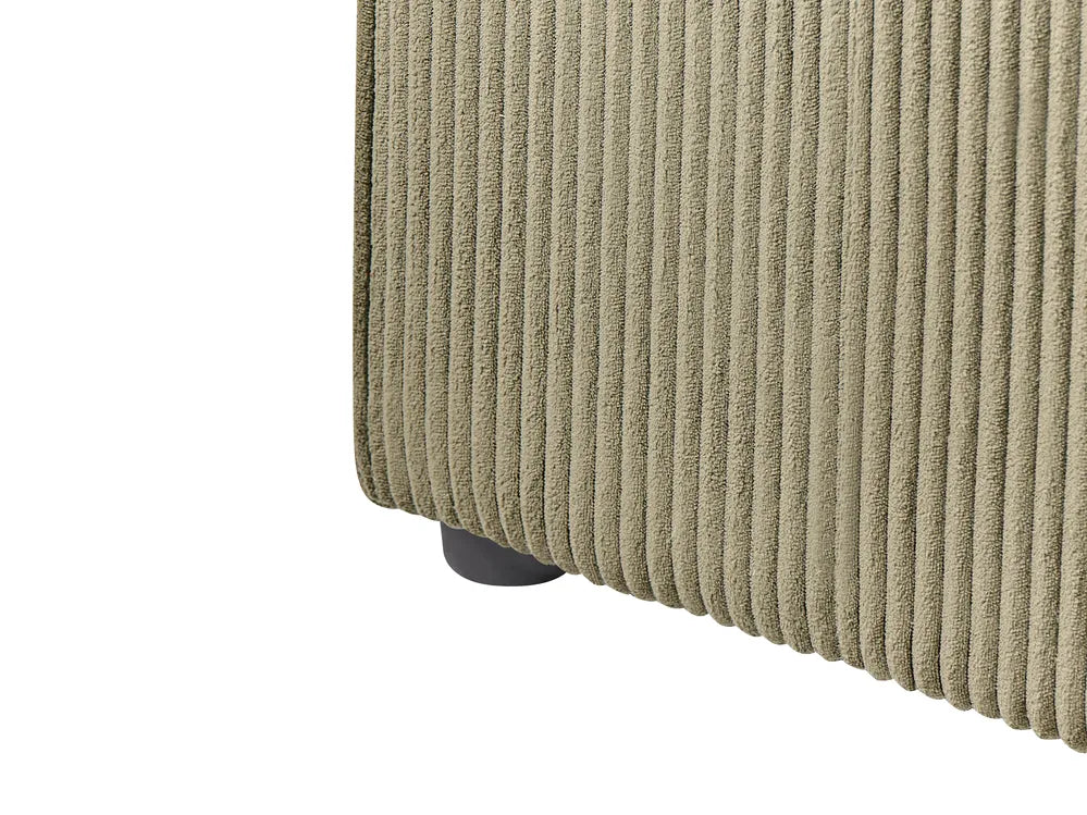 1-Seat Section Green Corduroy Ilkeston