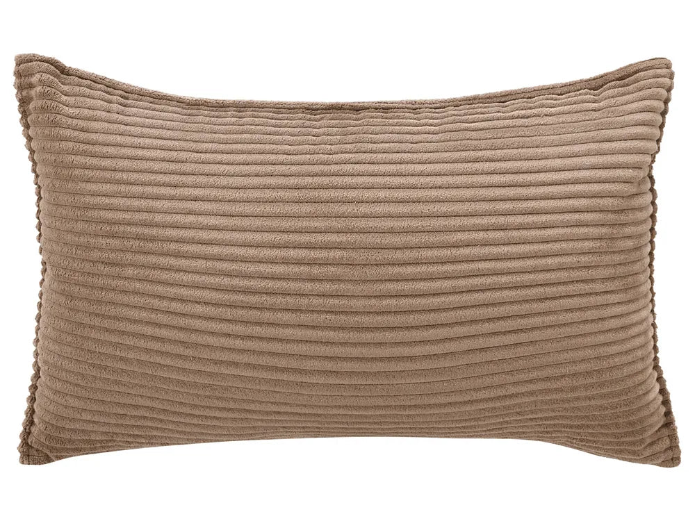 1-Seat Section Sand Beige Corduroy Ilkeston