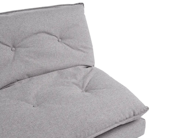 Sofa Bed 3 Seater Fabric Grey Ayjah