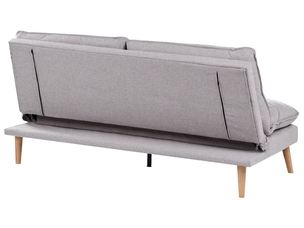 Sofa Bed 3 Seater Fabric Grey Ayjah