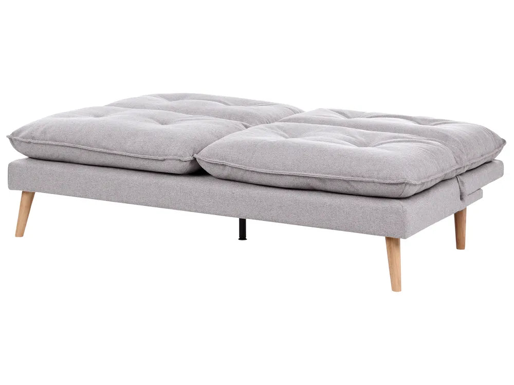 Sofa Bed 3 Seater Fabric Grey Ayjah