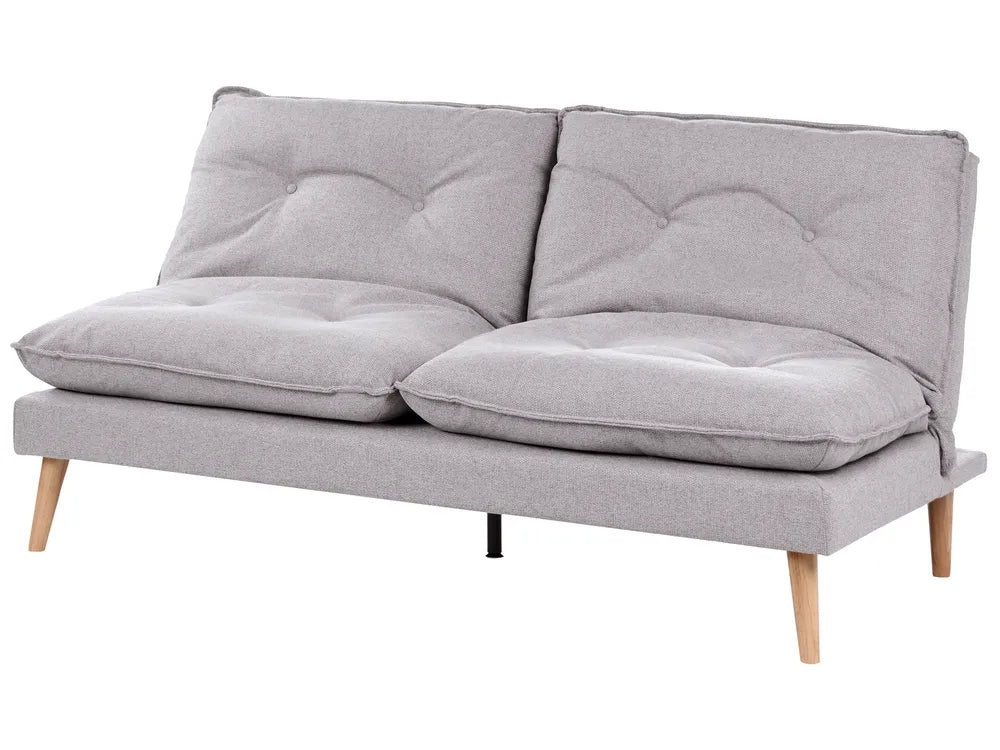 Sofa Bed 3 Seater Fabric Grey Ayjah