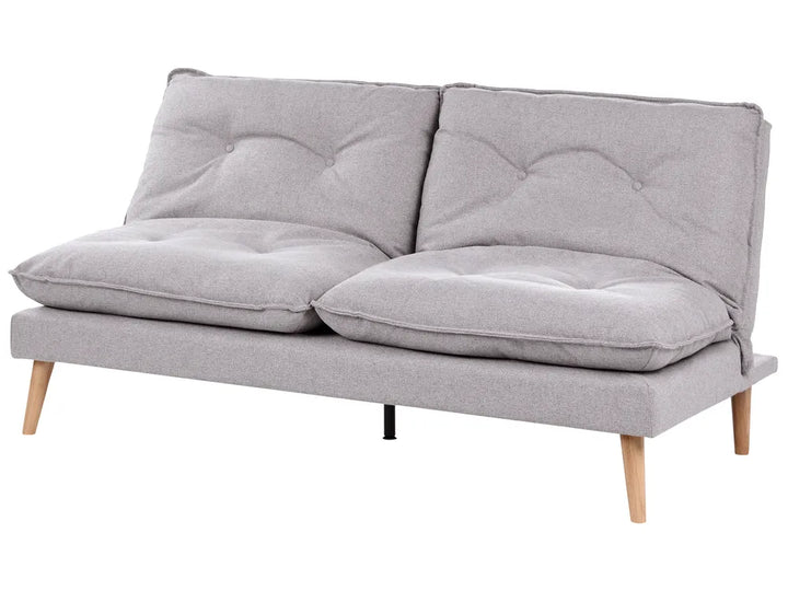 Sofa Bed 3 Seater Fabric Grey Ayjah