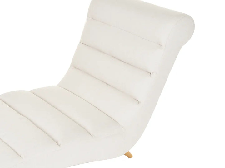 Chaise Longue Fabric Off-White Jareal