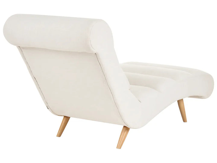 Chaise Longue Fabric Off-White Jareal