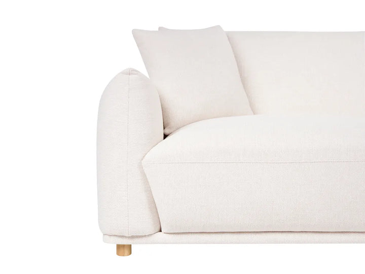 Sofa 3 Seater Fabric Off-White Damika