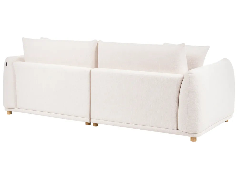 Sofa 3 Seater Fabric Off-White Damika