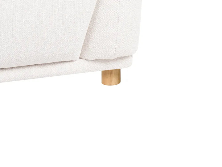 Sofa 3 Seater Fabric Off-White Damika