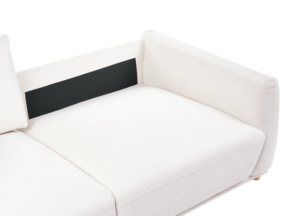 Sofa 3 Seater Fabric Off-White Damika