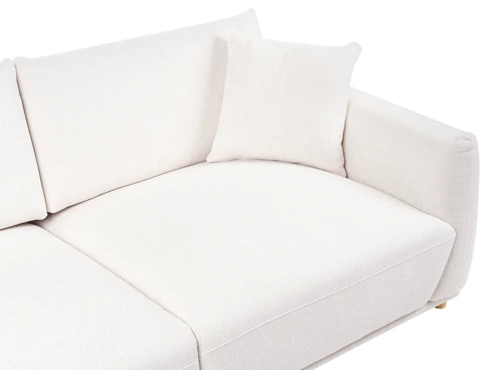 Sofa 3 Seater Fabric Off-White Damika