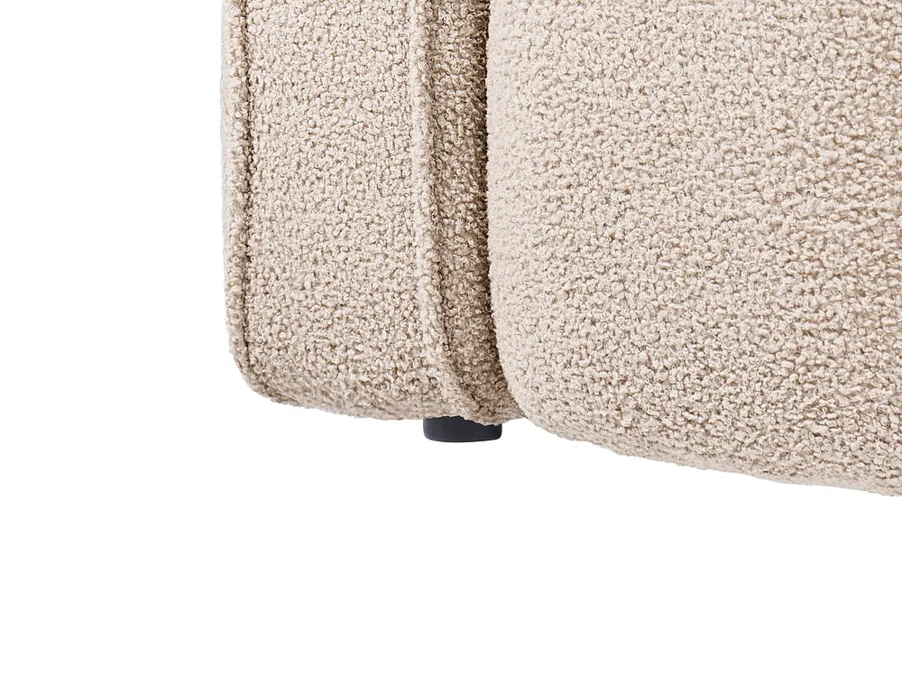 Sofa 2 Seater Boucle Beige Cevyn