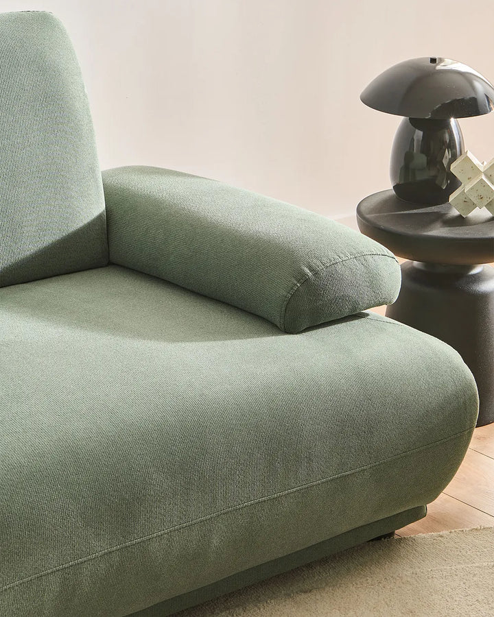 Living Room Set 5 Seater Light Green Orella