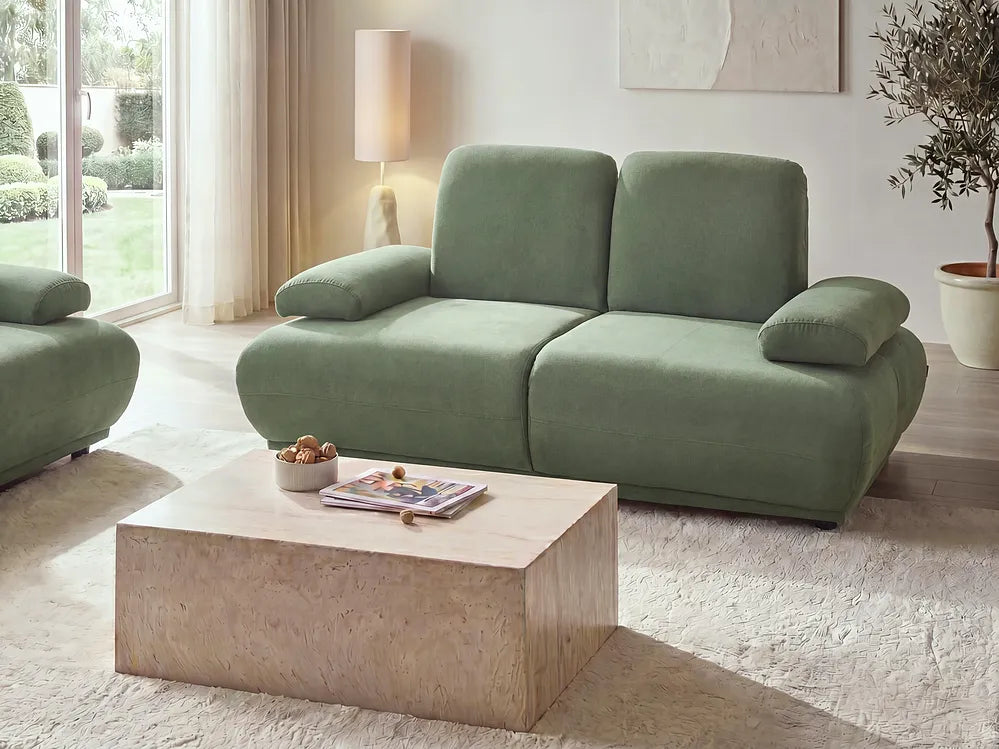 Living Room Set 5 Seater Light Green Orella