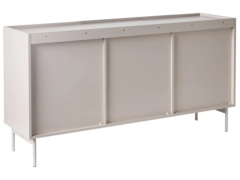 3 Door Sideboard Light Beige Cosette
