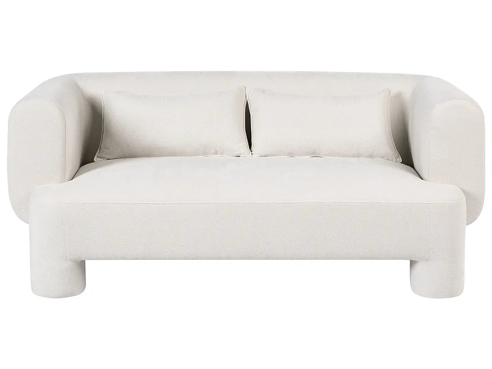 Beige sofa on a white background