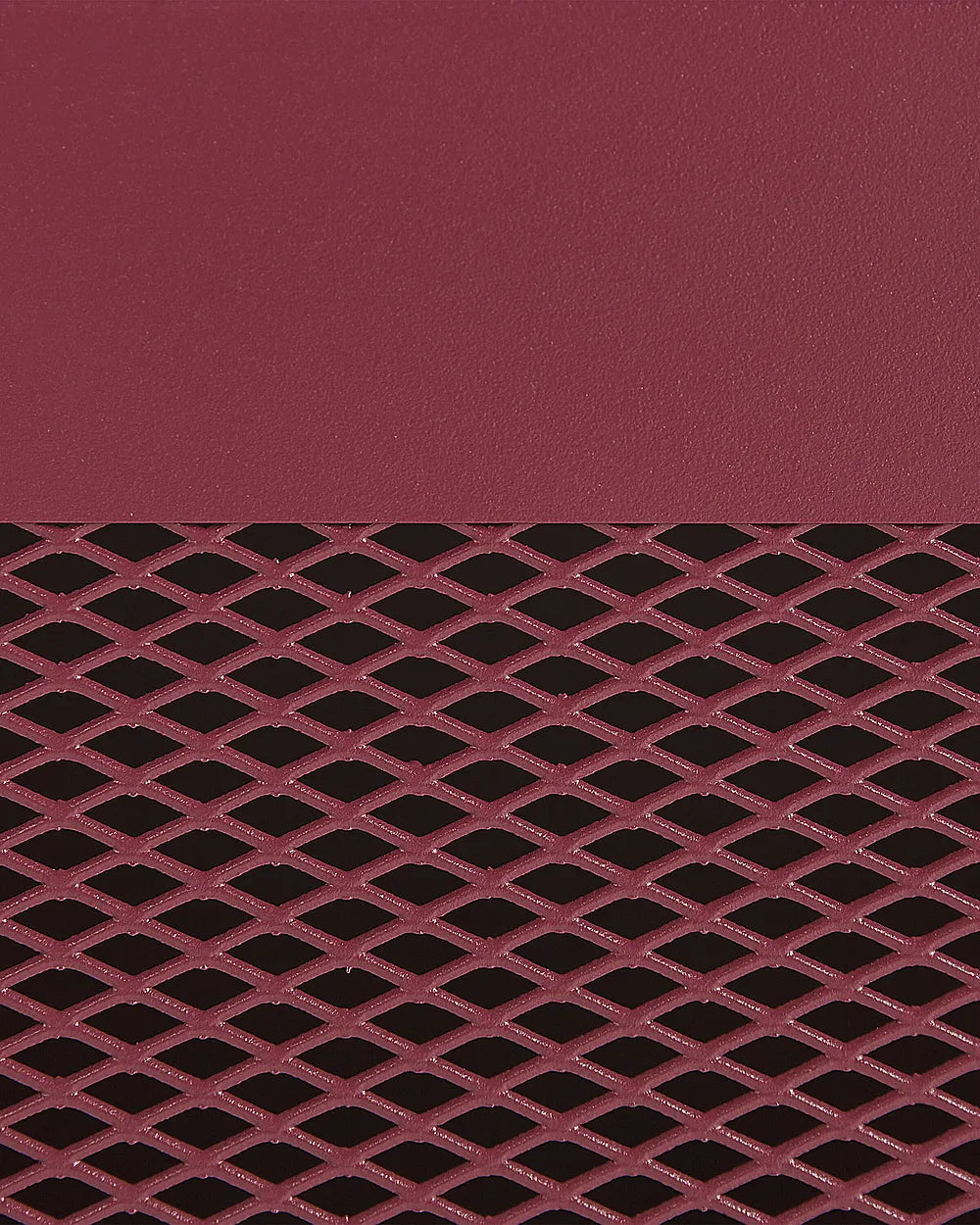 Bedside Table Metal Dark Red Lakitia