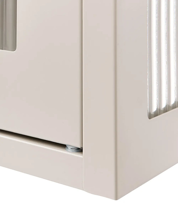 Wall Cabinet 60 cm Metal Beige Danaysha