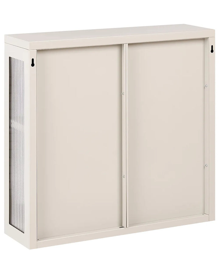 Wall Cabinet 60 cm Metal Beige Danaysha
